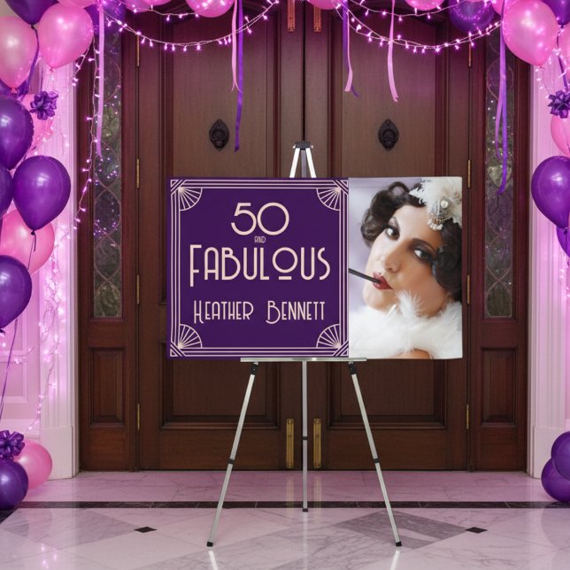 Arte Deco Moderno 50 y Cumpleaños Fabuoso (Subido por el creador)