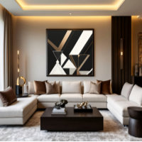 Arte Deco Triángulos Geométricos Modernos