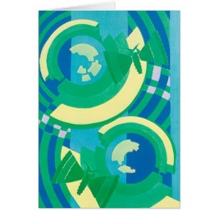 Arte Deco vintage jardín de mariposas Pochoir Jazz