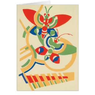 Arte Deco Vintage Jazz Pochoir Jardín Mariposas