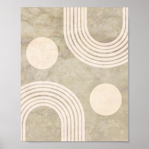 Arte Décor Abstracto Boho Arcoíris