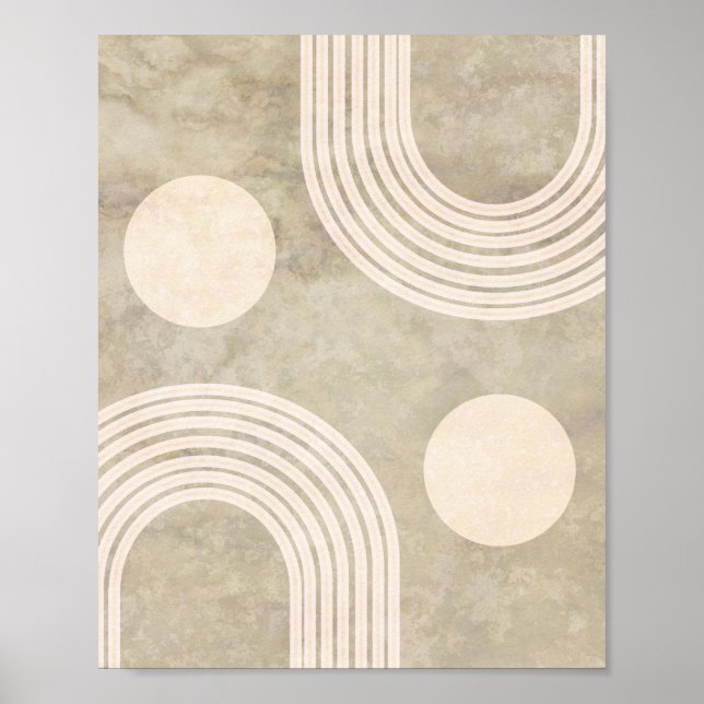 Arte Décor Abstracto Boho Arcoíris (Frente)