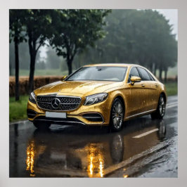 Arte Decorativo - Manejando En Lluvia #1