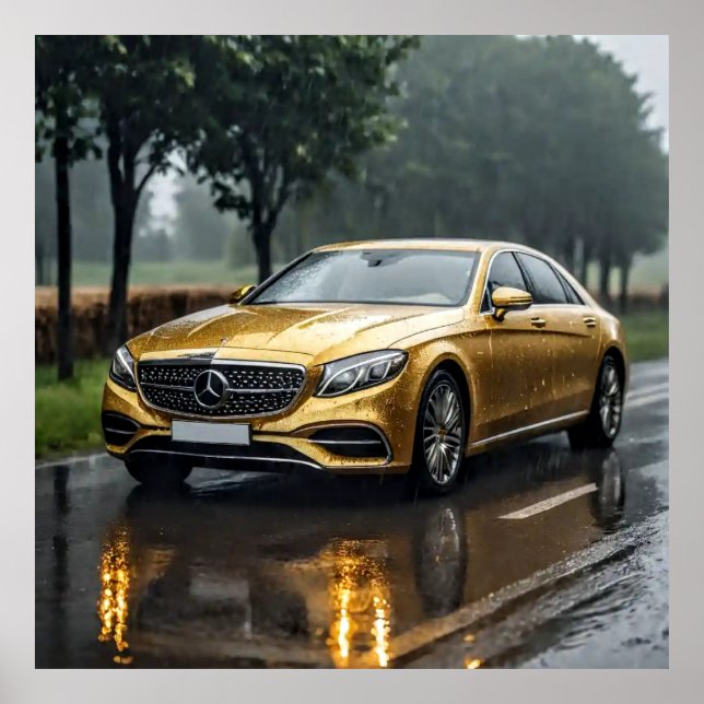 Arte Decorativo - Manejando En Lluvia #1 (Frente)