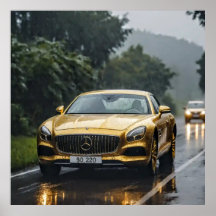 Arte Decorativo - Manejando En Lluvia #2