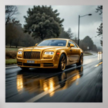 Arte Decorativo - Manejando En Lluvia #3