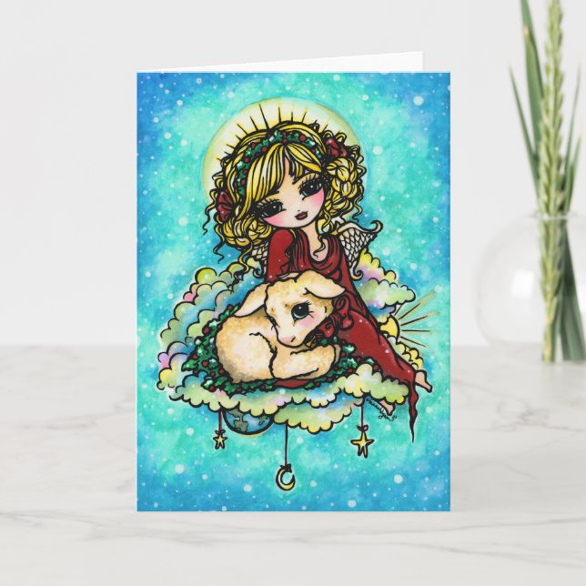 Arte del ángel del milagro del navidad de Hannah (Anverso)