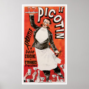 Arte del anuncio de la comida de Le Picotin