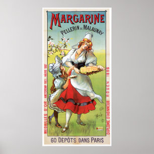 Arte del anuncio de la comida del vintage de la