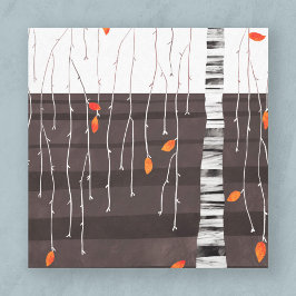 Arte del árbol del paisaje invernal