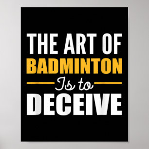Arte Del Bádminton Jugador De Bádminton