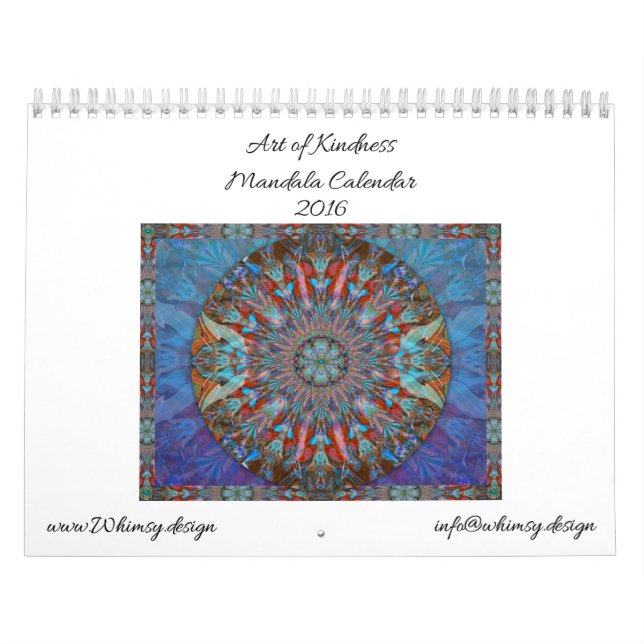 Arte del calendario 2016 (de la mandala de la (Tapa)