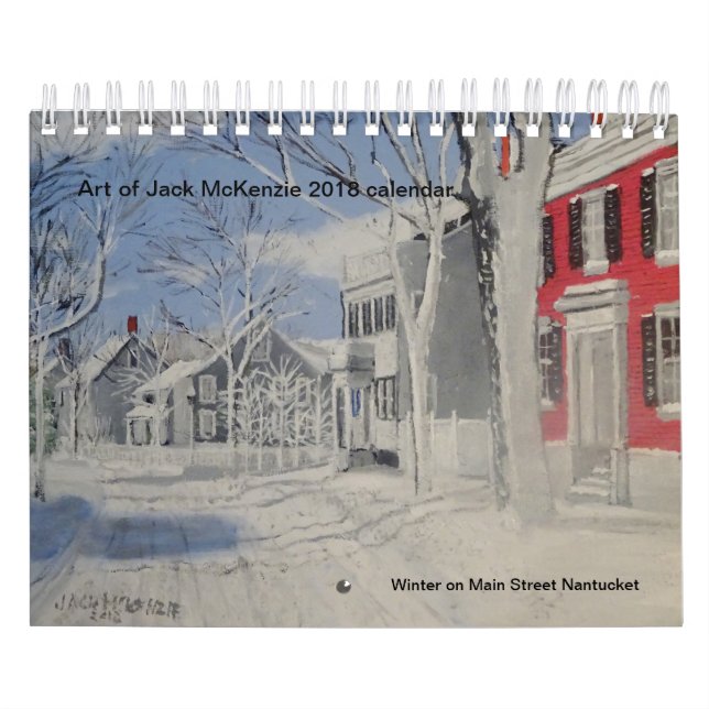 Arte del calendario de Jack Mckenzie 2018 (Tapa)