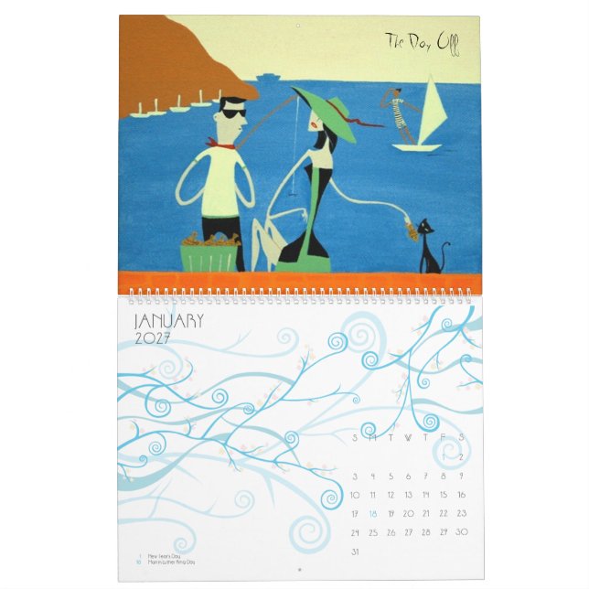 Arte del calendario del maya Dvalishvili (Jan 2027)