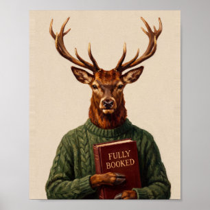 Arte del Club de Biblioteca Nº 2 Pintura Vintage