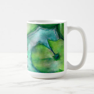 arte del color de agua en una taza