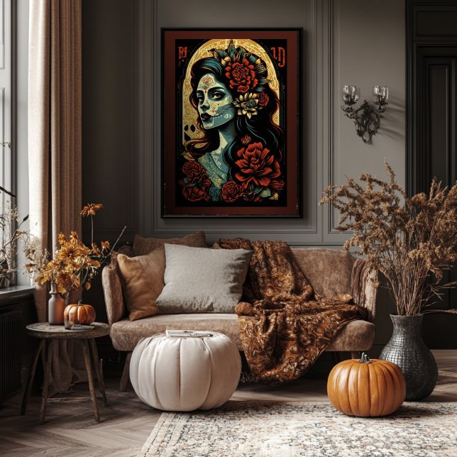 Arte del Día de los Muertos - Halloween de época (Subido por el creador)
