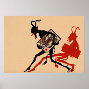 Arte del diablo vintage