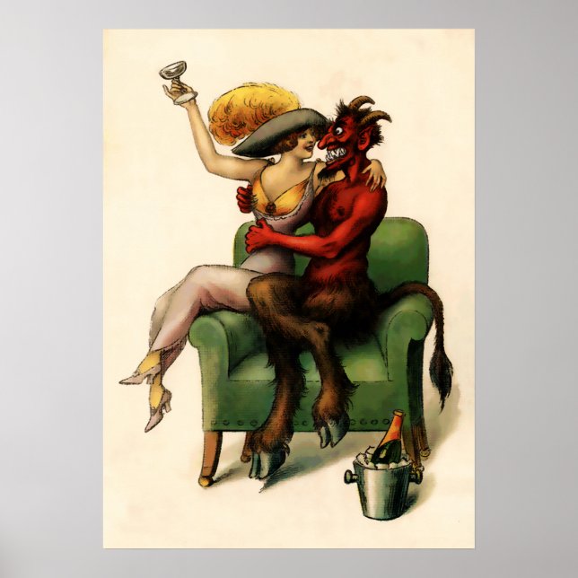 Arte del diablo vintage (Frente)