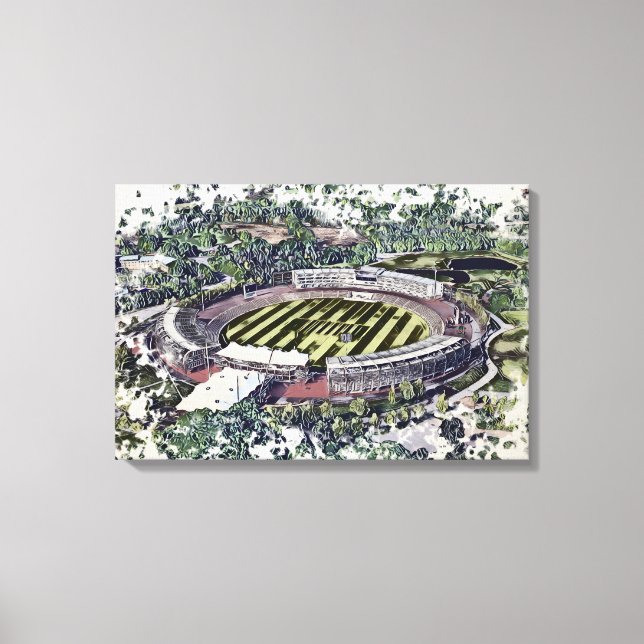 Arte del Estadio de Cricket - Southampton, Hampshi (Anverso)