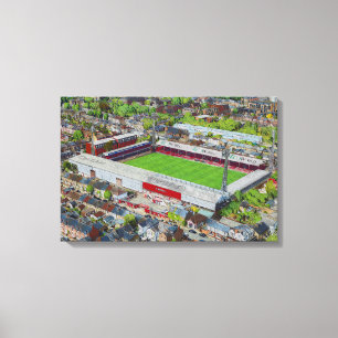 Arte del Estadio de Fútbol - Brentford, Londres