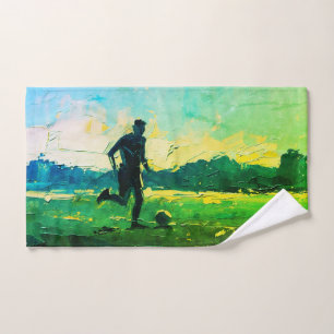 "Arte del Fútbol" (Estilo 4) Pintura al óleo 