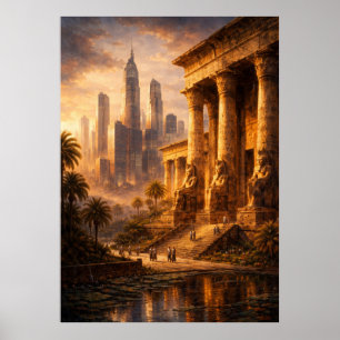 Arte del futuro horizonte del Antiguo Egipto
