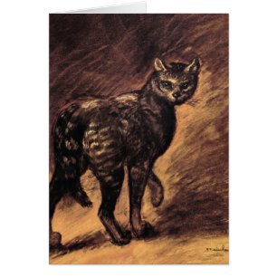 Arte del gato - arte del vintage - Steinlen