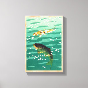 Arte del japonés del estanque de peces de Shiro