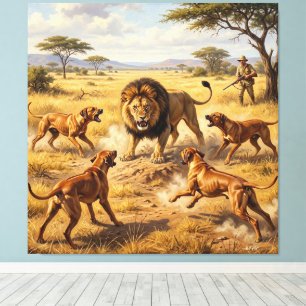 Arte del Lebrel León Rhodesiano