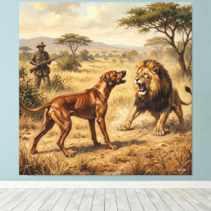 Arte del Lebrel León Rhodesiano