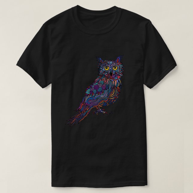 Arte del noctámbulo por la camiseta de David (Diseño del anverso)