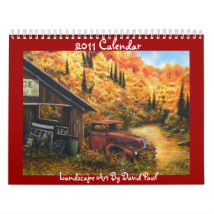 Arte del paisaje de 2011 calendarios de David Paul