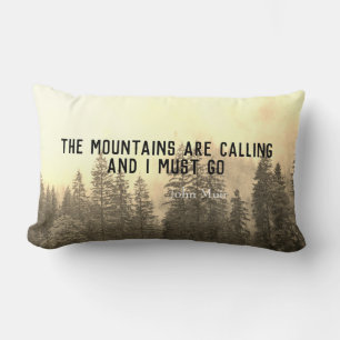 Arte del paisaje de la montaña de la almohada de
