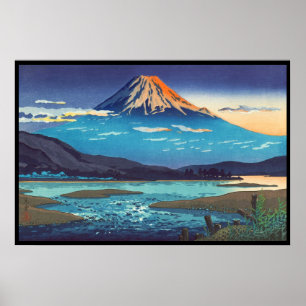 arte del paisaje Tokaido Fujikawa de Tsuchiya Koit