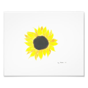 Arte del papel de la foto del girasol