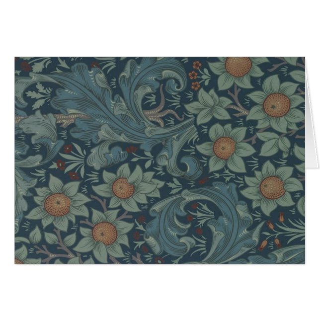 Arte del patrón de William Morris Orchard (Anverso (Horizontal))