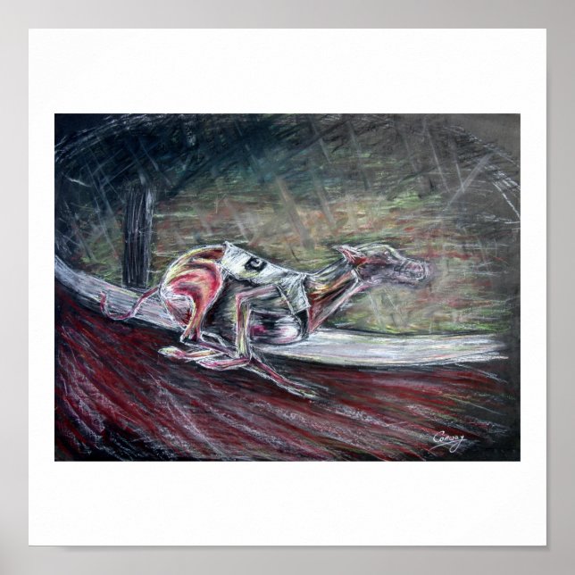 arte del perro gris (Frente)