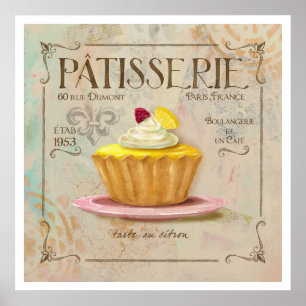 arte del poster del patisserie IV