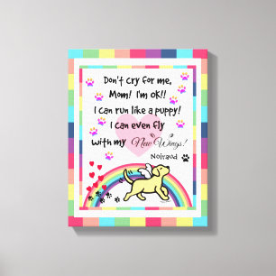 Arte del puente arco iris del Labrador amarillo tr