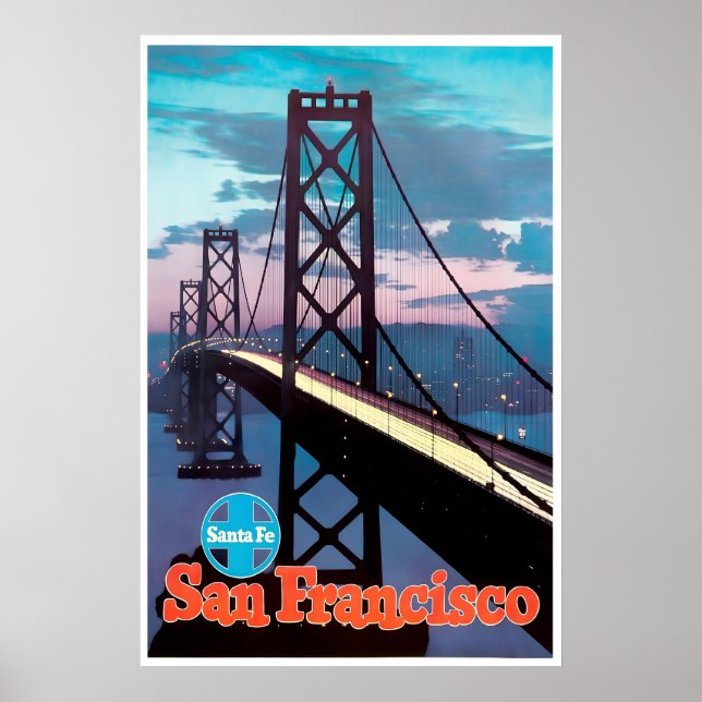 Arte del puente Golden Gate de San Francisco Santa (Frente)