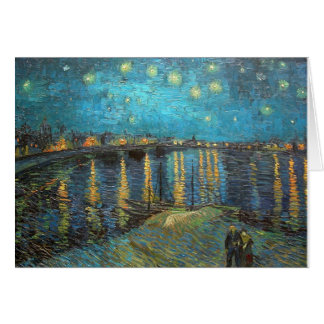 Arte del río Rhone de la noche estrellada