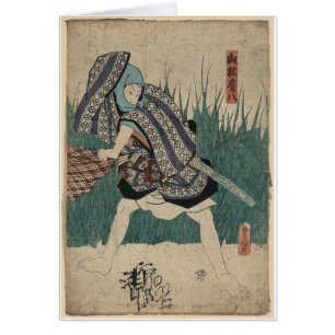 Arte del samurai de Japón circa 1800s