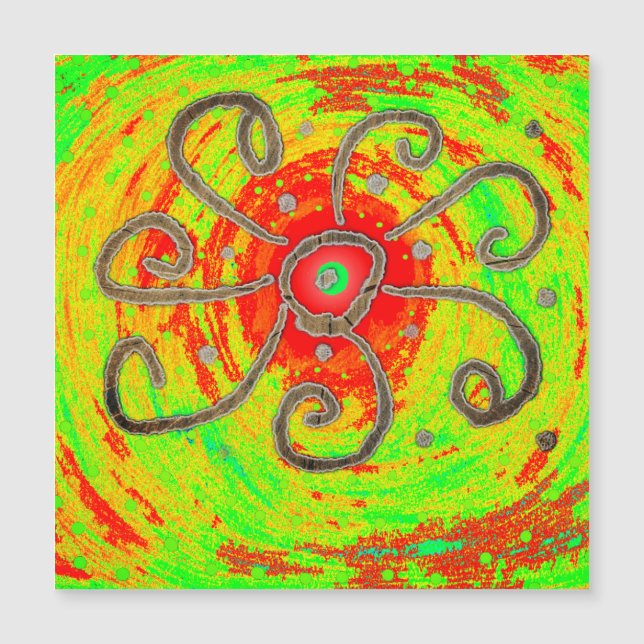 Arte del sol rojo (Anverso)