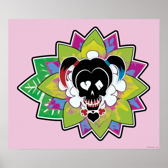 Arte del tatuaje del cráneo del pelotón el | (Frente)