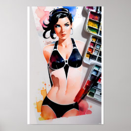 Arte del Verano de Bikini