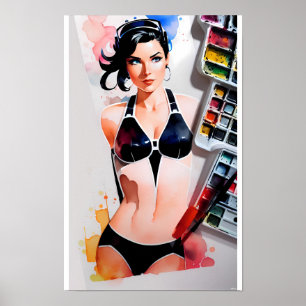Arte del Verano de Bikini
