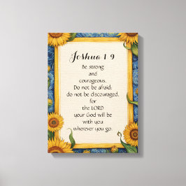 Arte del versículo bíblico Josué 1:9 NIV