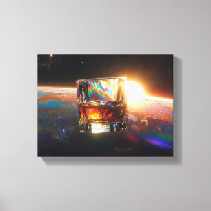 Arte del Whiskey: En el espacio (pintura n.º 6)