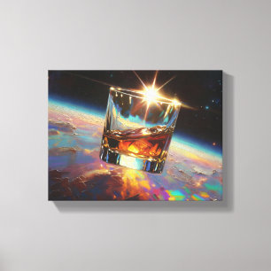 Arte del Whiskey: En el espacio (pintura n.º 7)